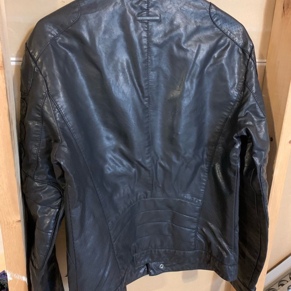 For men Armani ExchangeLeather Jacket